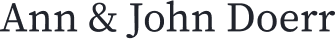 Ann and John Doerr Logo