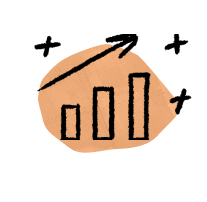 Icon representing teacher and student collaboration