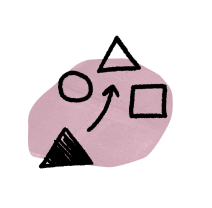 Icon representing personal path or journey